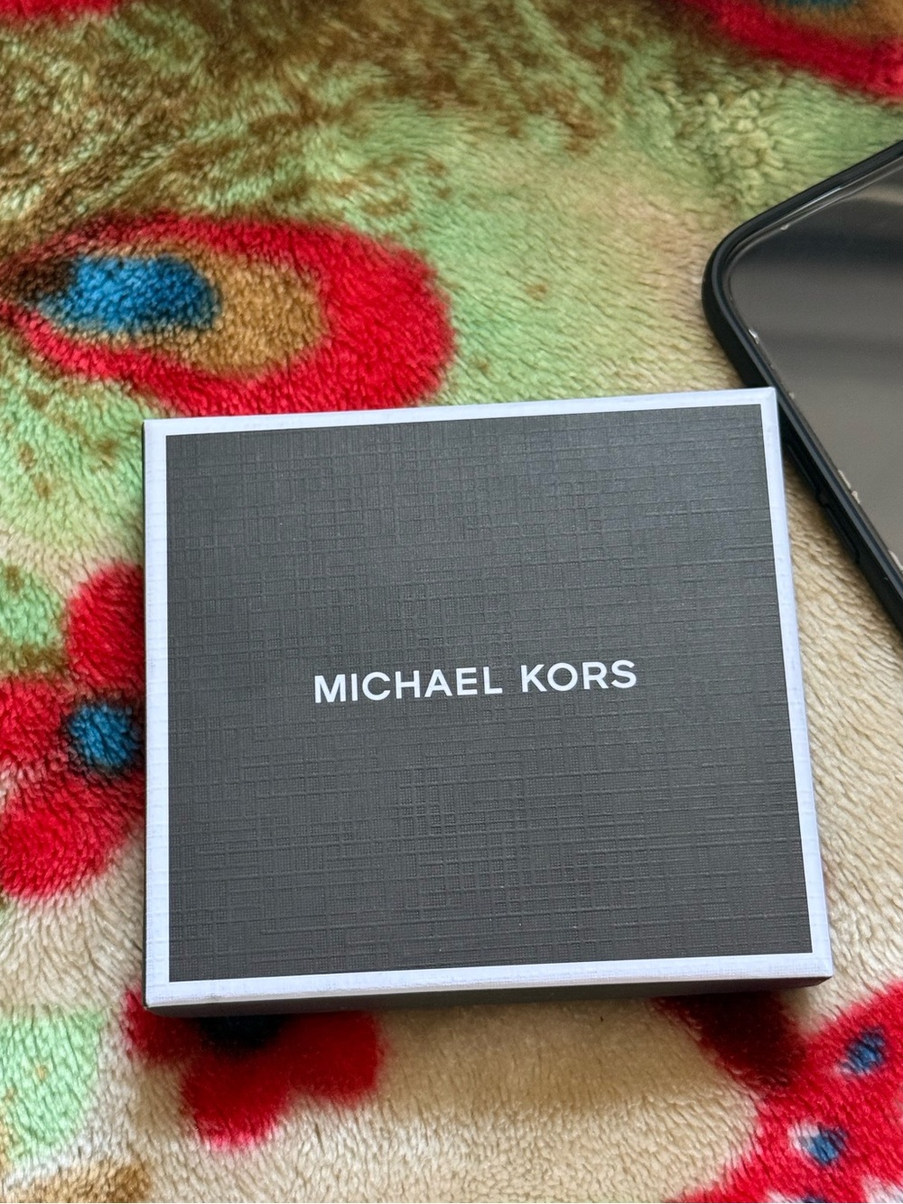 Michael Kors Blue Card wallet with money clip